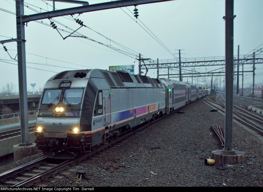 NJT 4531 On a Trenton train